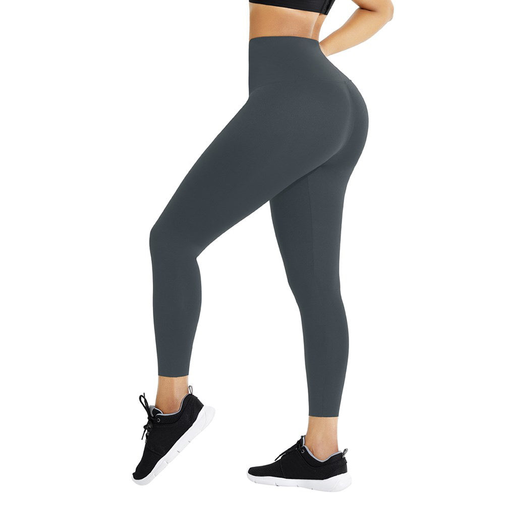 Gray Midi Trainer Leggings