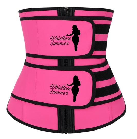 Hot Girl Pink Double Strap Waist Trainer