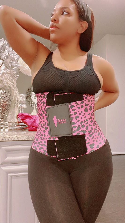 Waistless Pink Leopard Band