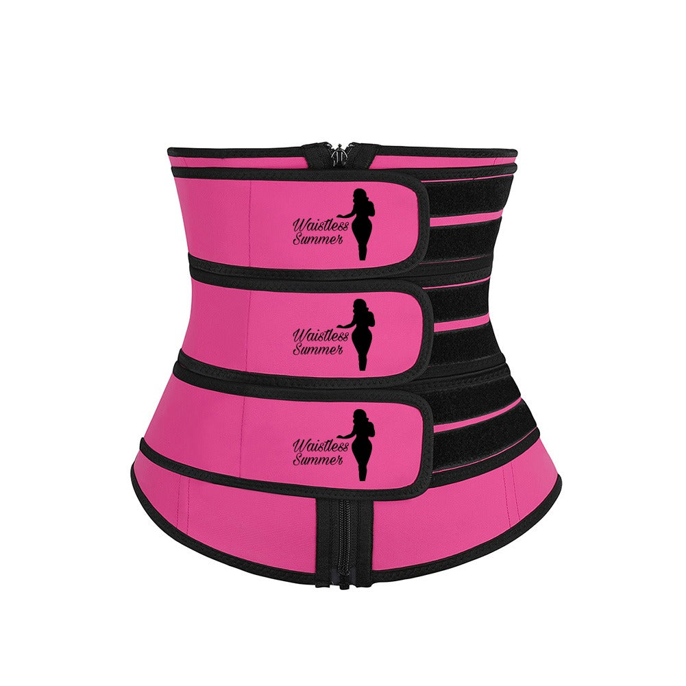 Hot Girl Summer Pink Latex Three Strap Trainer