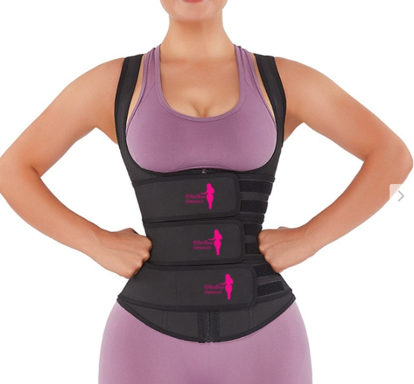 Summers Latex Triple Strap Vest Trainer